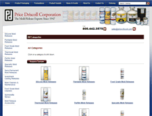 Tablet Screenshot of moldrelease.price-driscoll.com